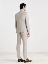 Adjusted suit 2 beige buttons