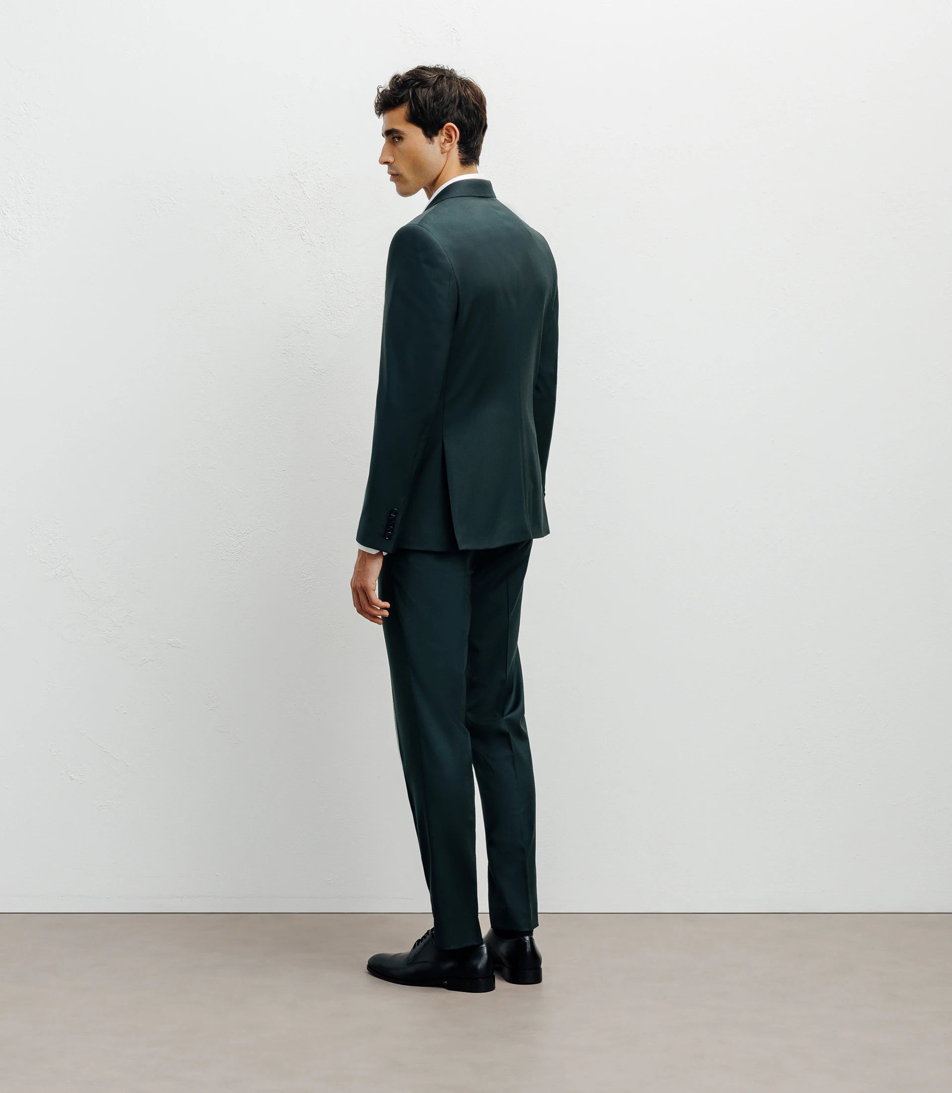 Costume ajusté 2 boutons vert - IZAC