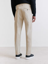 Beige cotton pants