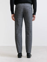 Pantalon carreaux anthracite