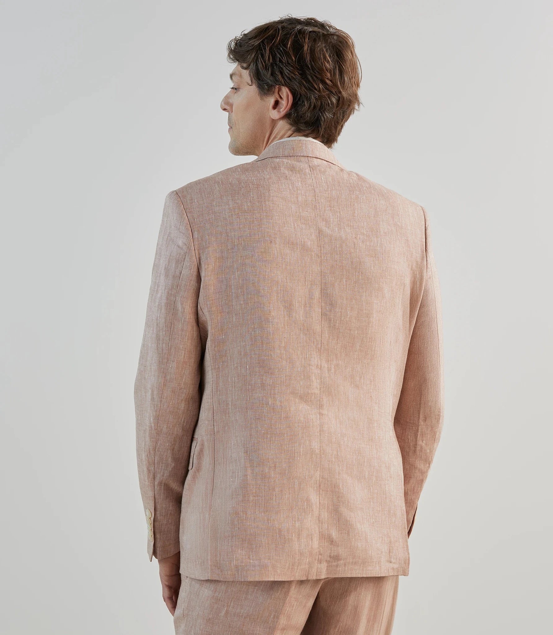 Veste ville 100% lin orange - IZAC