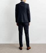 Costume 2 boutons en laine marine