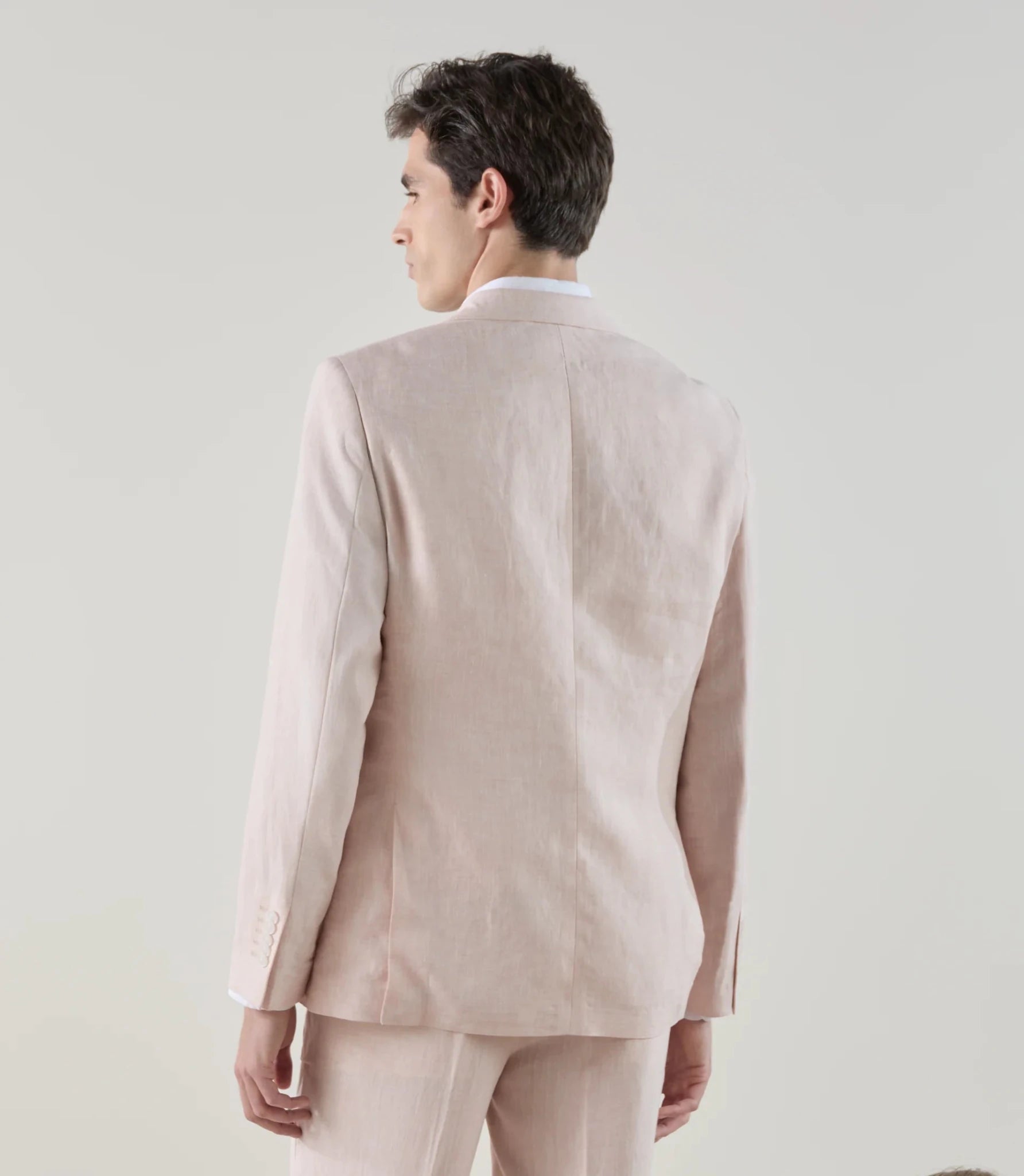 Veste ville 100% lin rose - IZAC