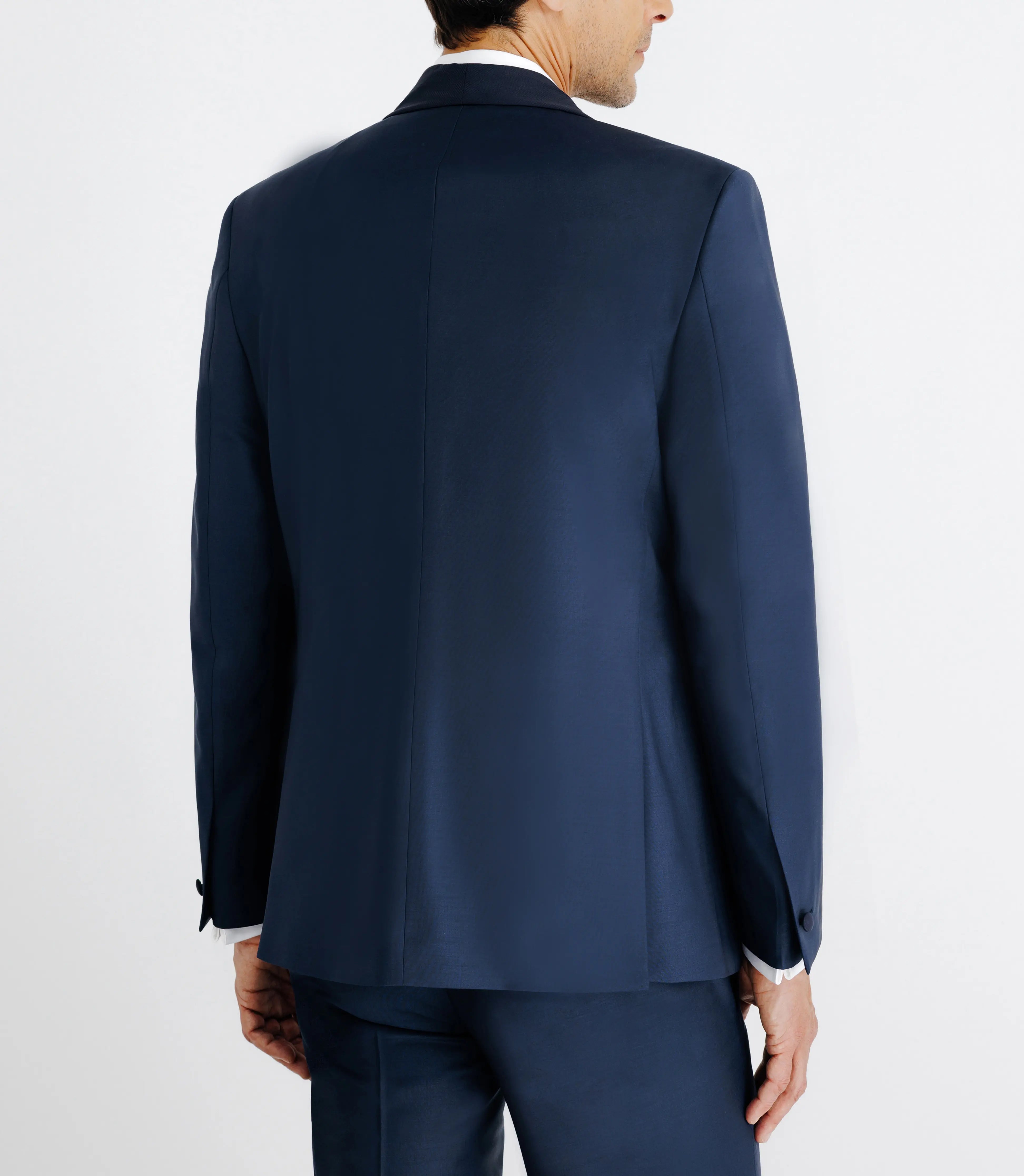 Costume col châle marine - IZAC