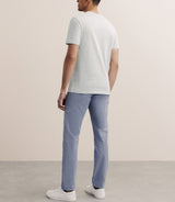 V-neck t-shirt with green pocket