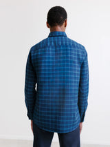 Green plaid shirt