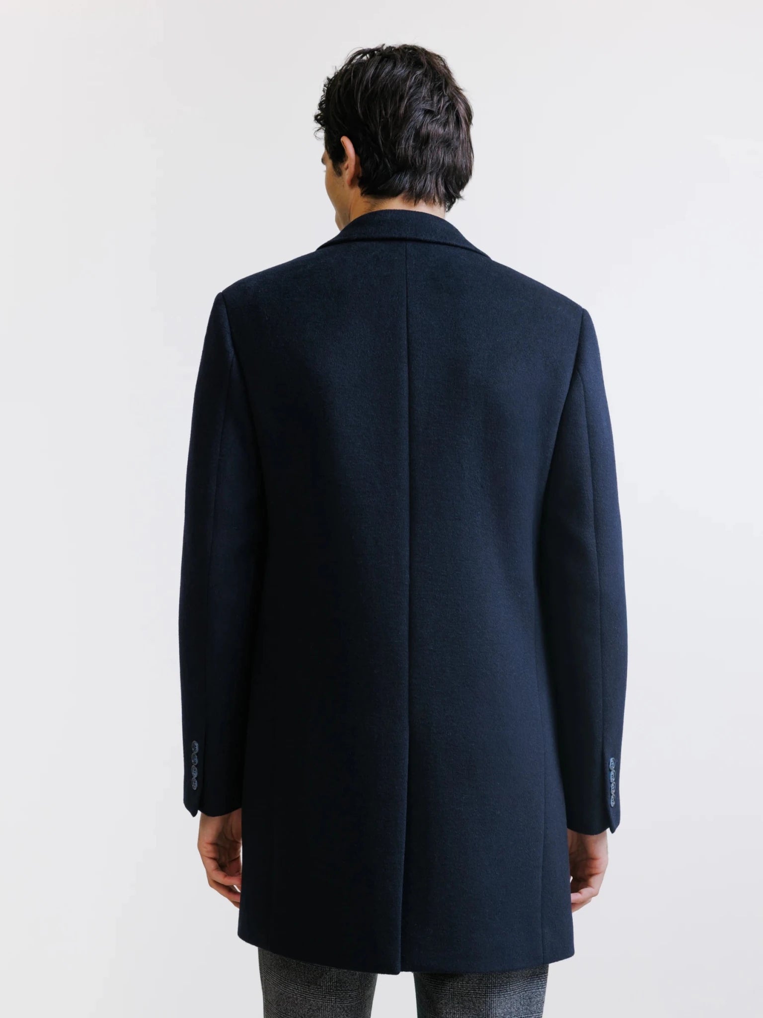 Manteau 3 boutons marine - IZAC
