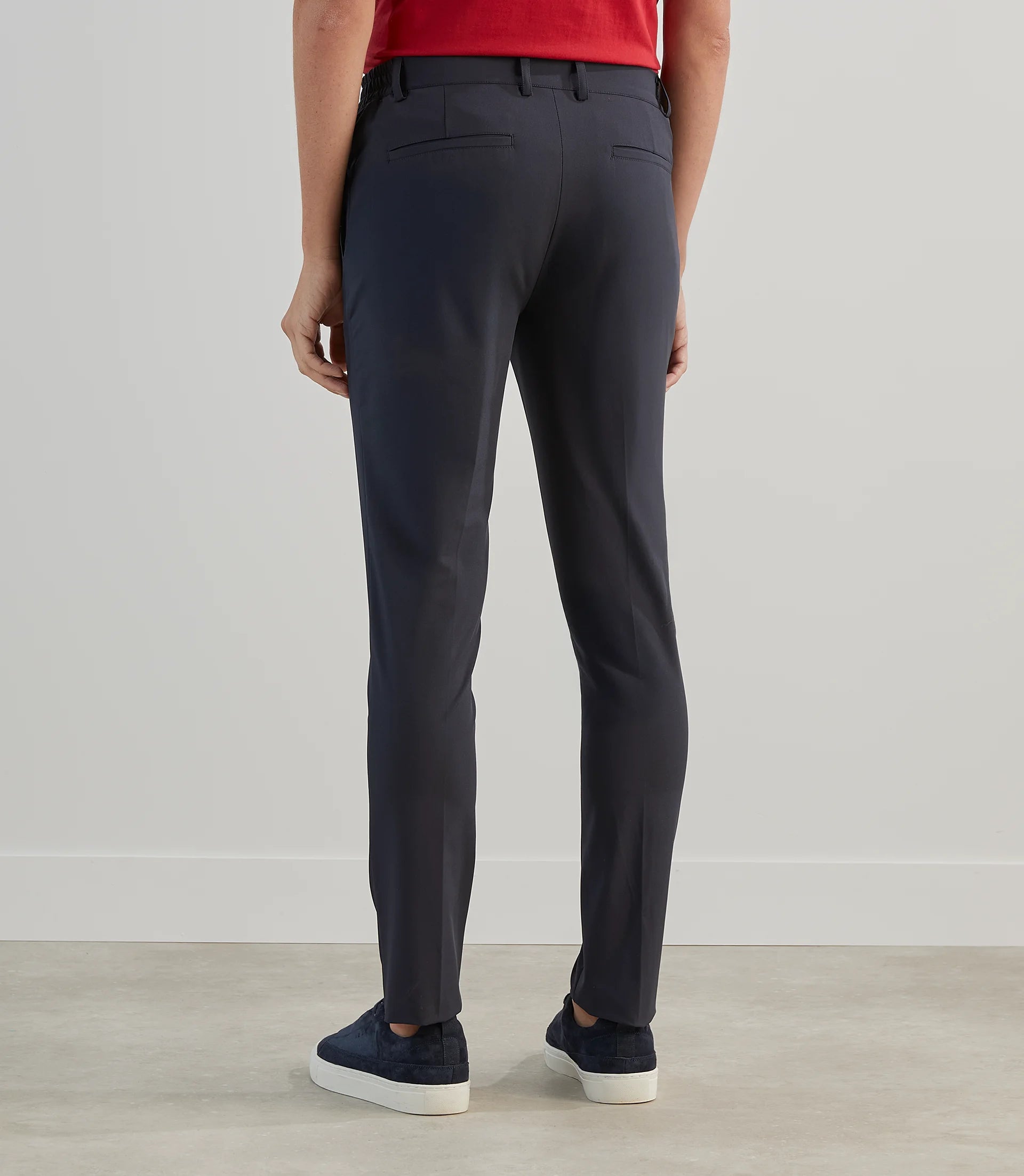 Pantalon ville en tissu technique marine - IZAC