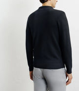Cardigan surchemise en maille noir