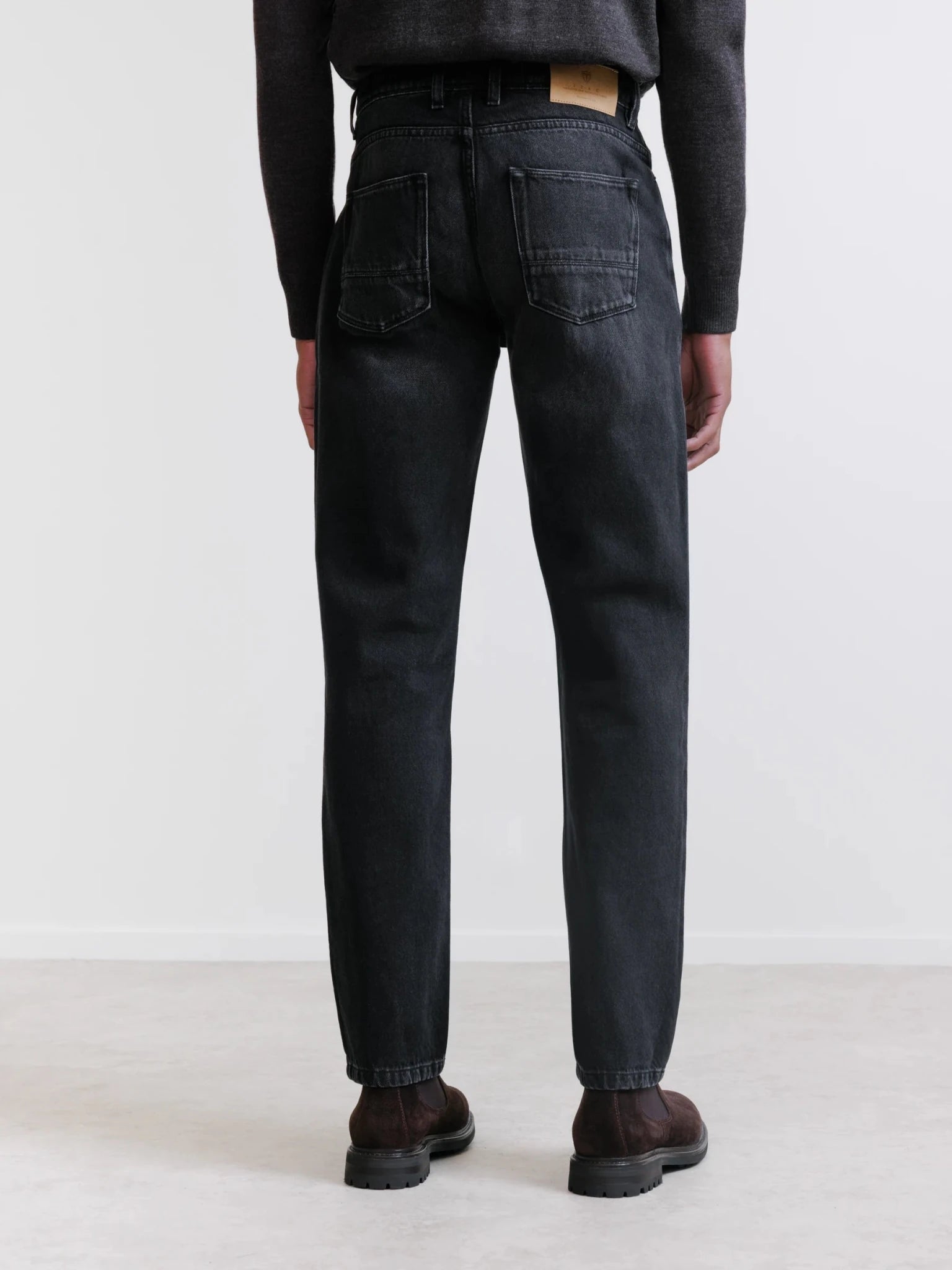 Jean 5 poches regular noir - IZAC