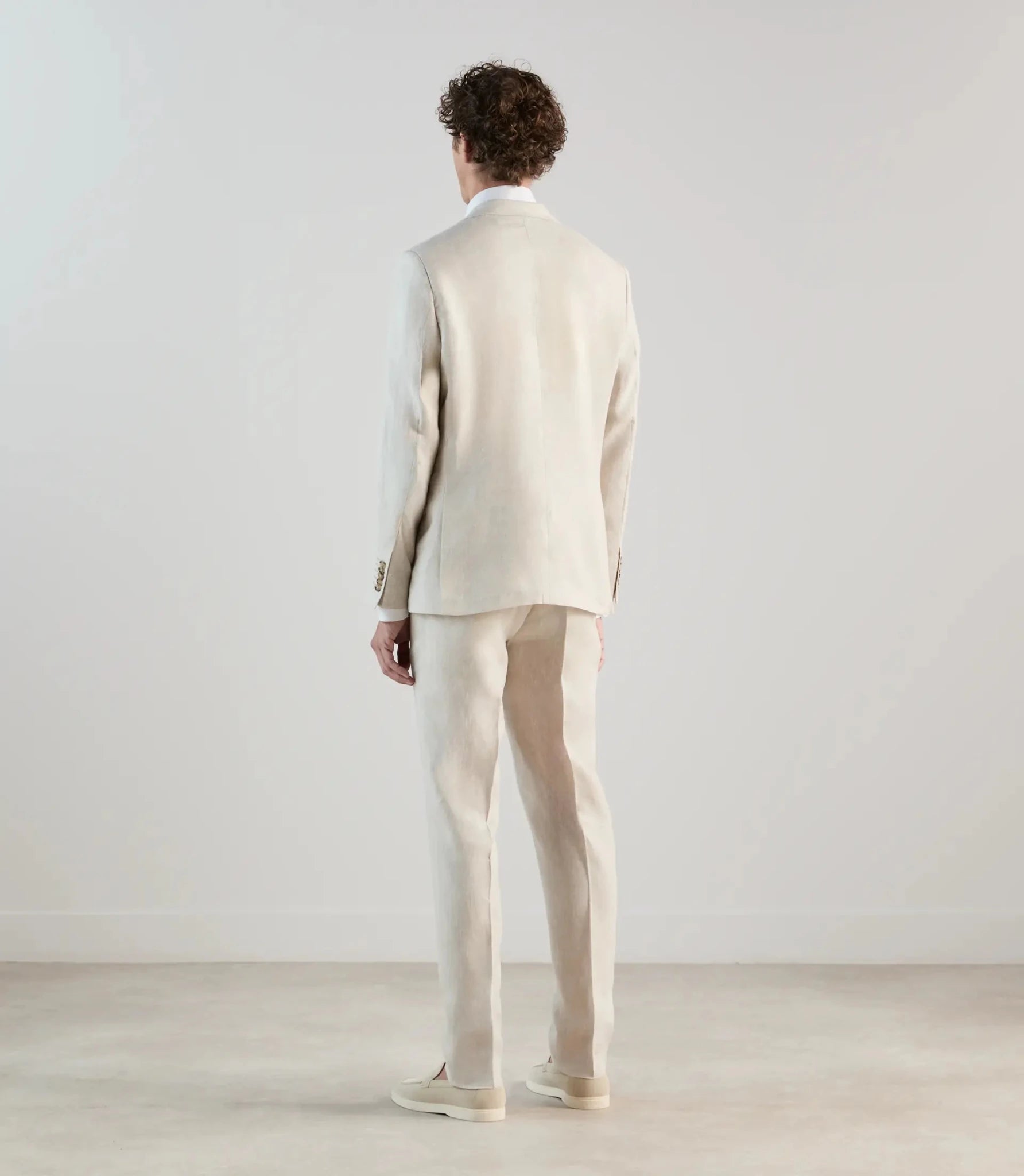 Veste ville 100% lin beige - IZAC