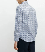 Chemise casual imprimé fleurs ciel - IZAC