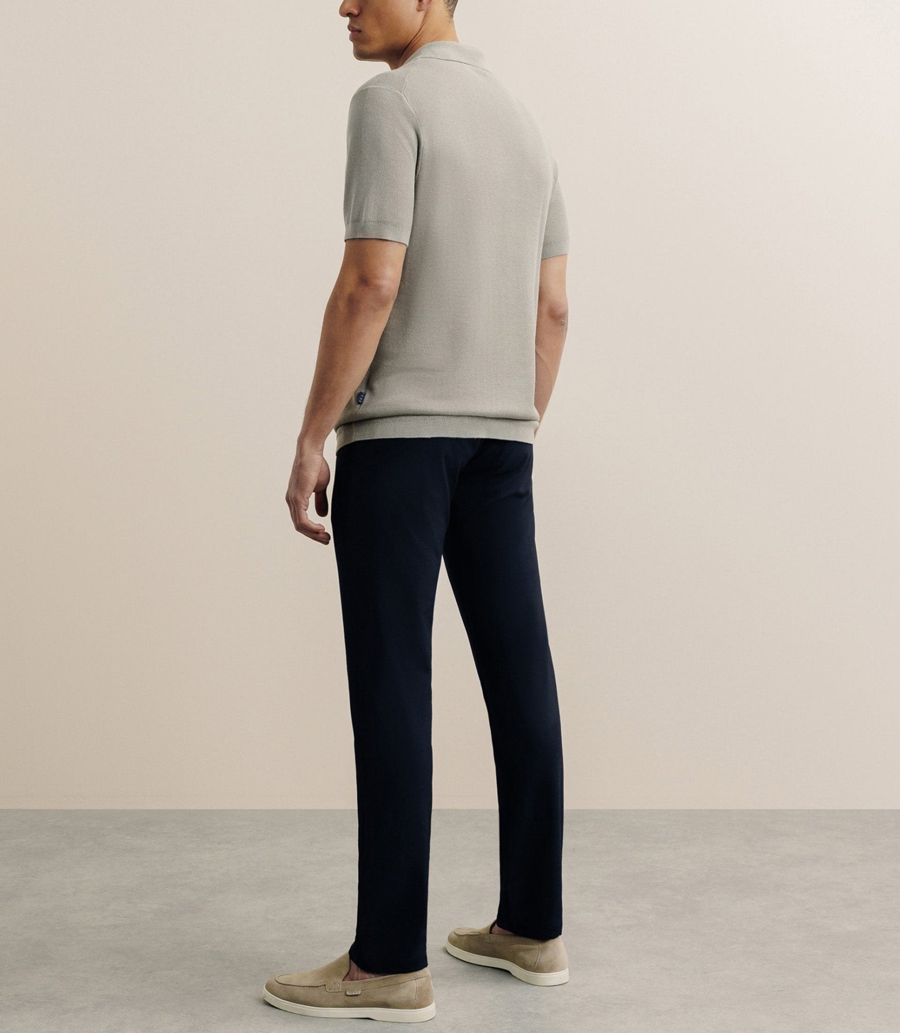 Polo col zip kaki - IZAC