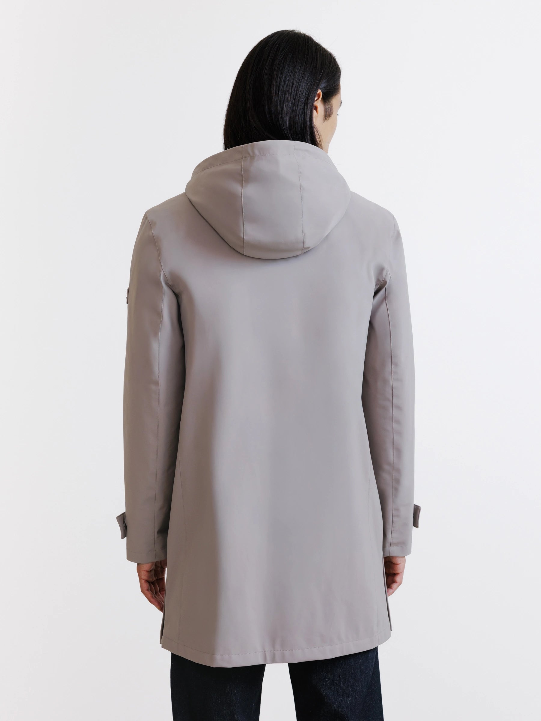 Taupe light parka