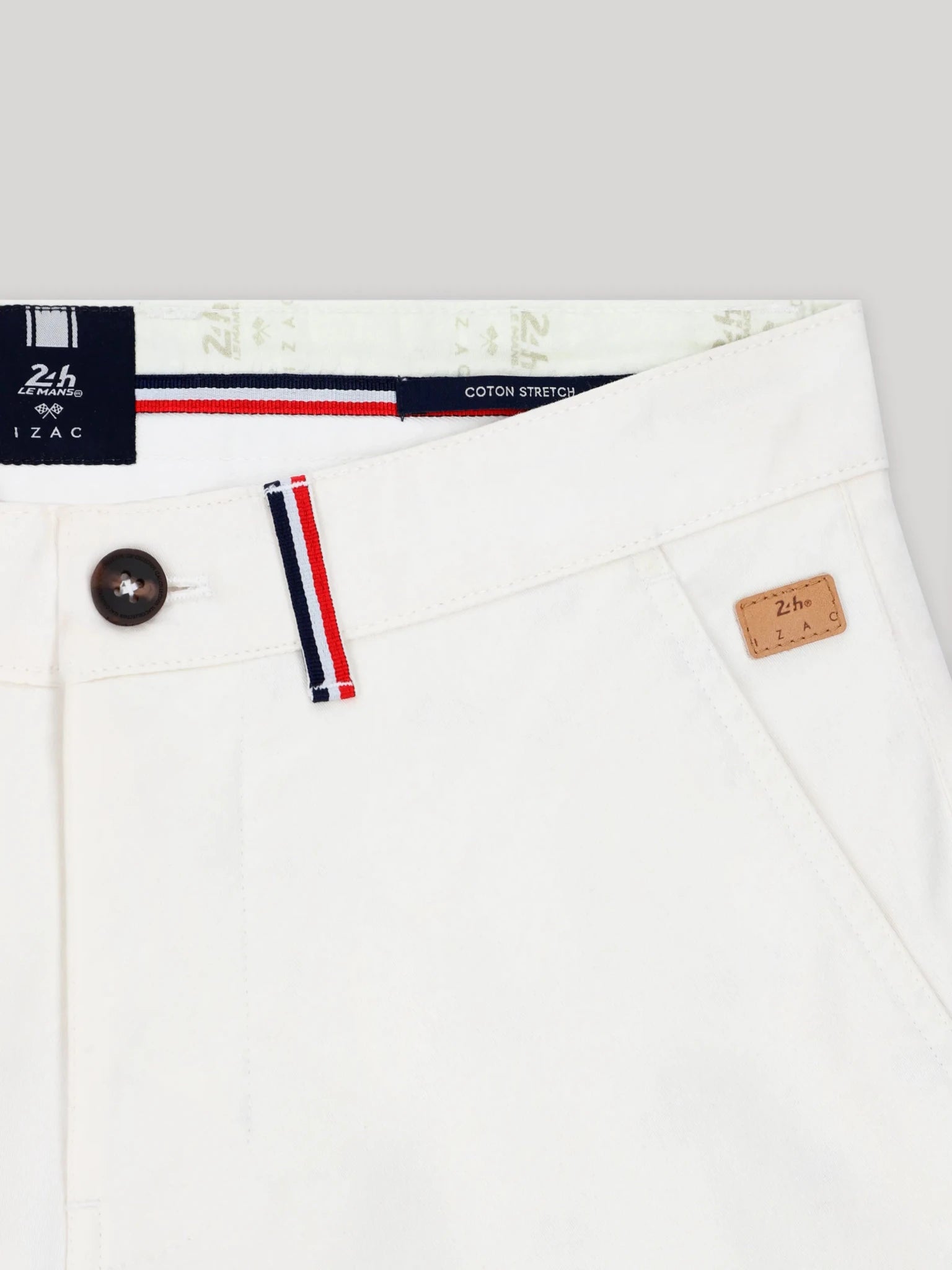 Bermuda chino écru 24h Le Mans - IZAC