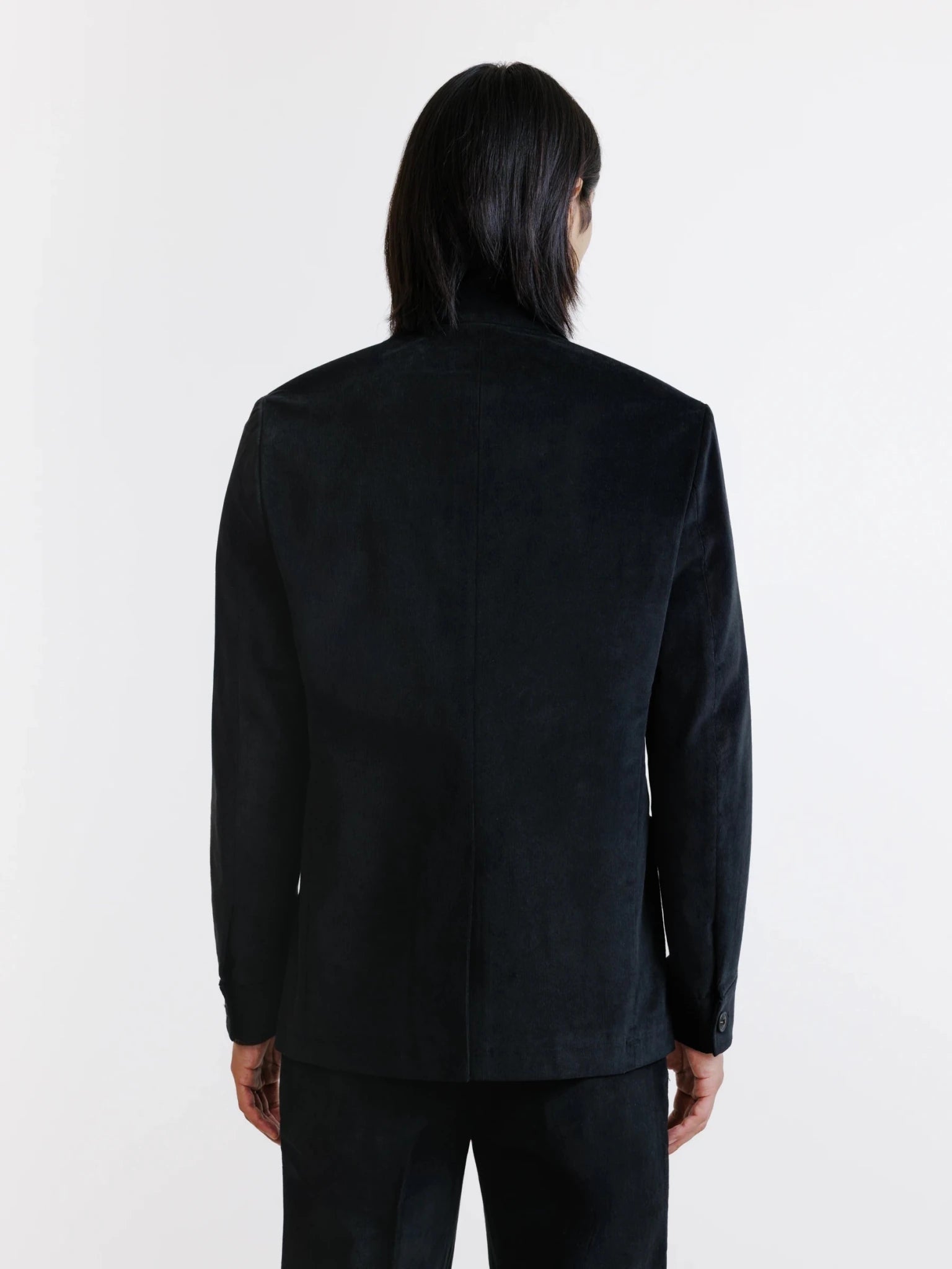 Veste col mao noire - IZAC