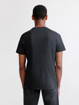 T-shirt col rond noir