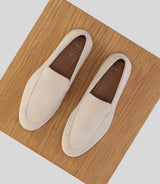 Mocassin casual en suède écru - IZAC