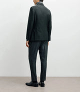 Veste croisée grise foncée