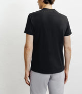 T-shirt col V noir