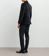 Black velvet city jacket