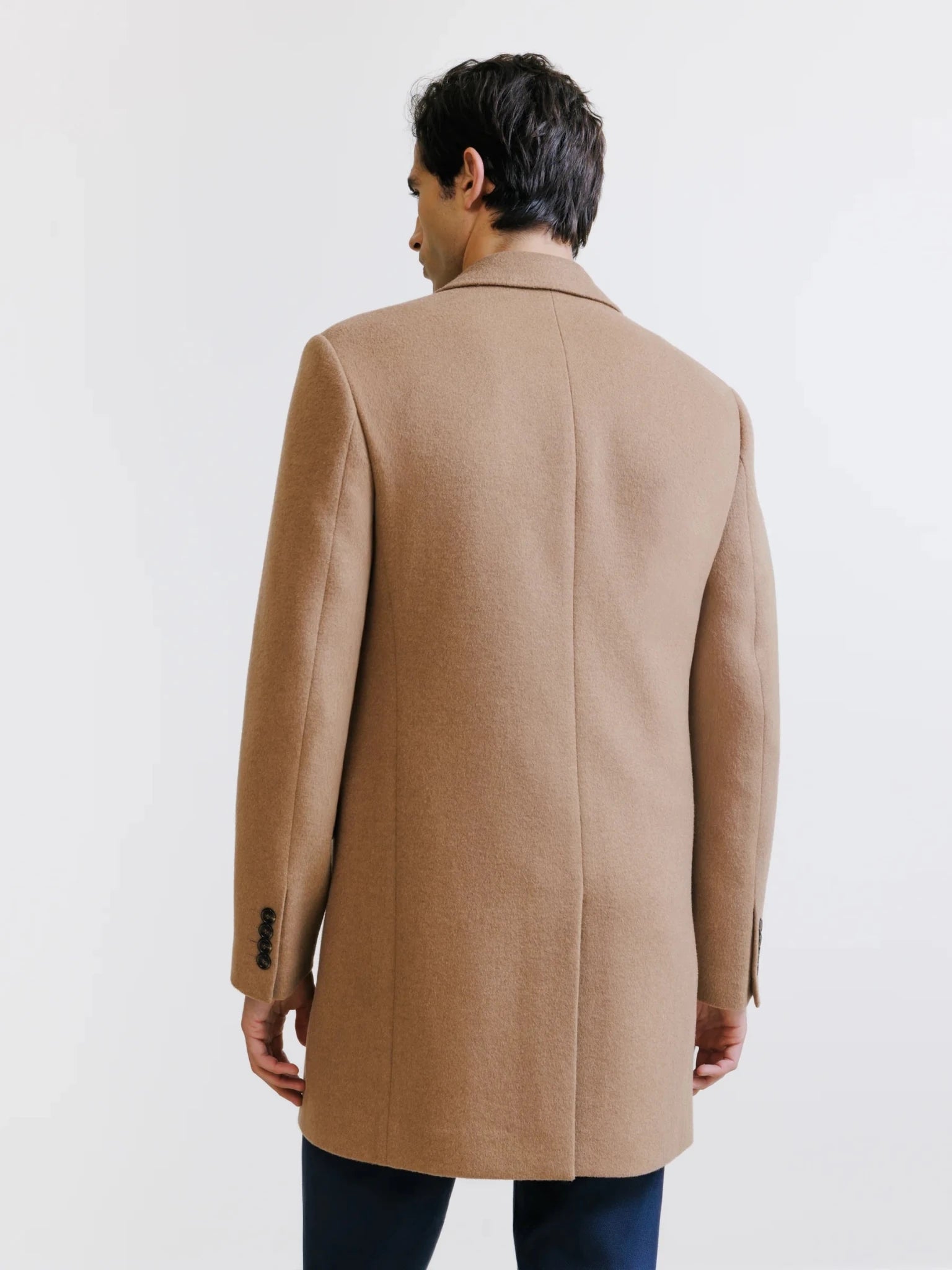Manteau 3 boutons camel - IZAC