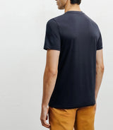 Navy print T-shirt