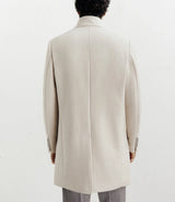 City coat with beige mao collar