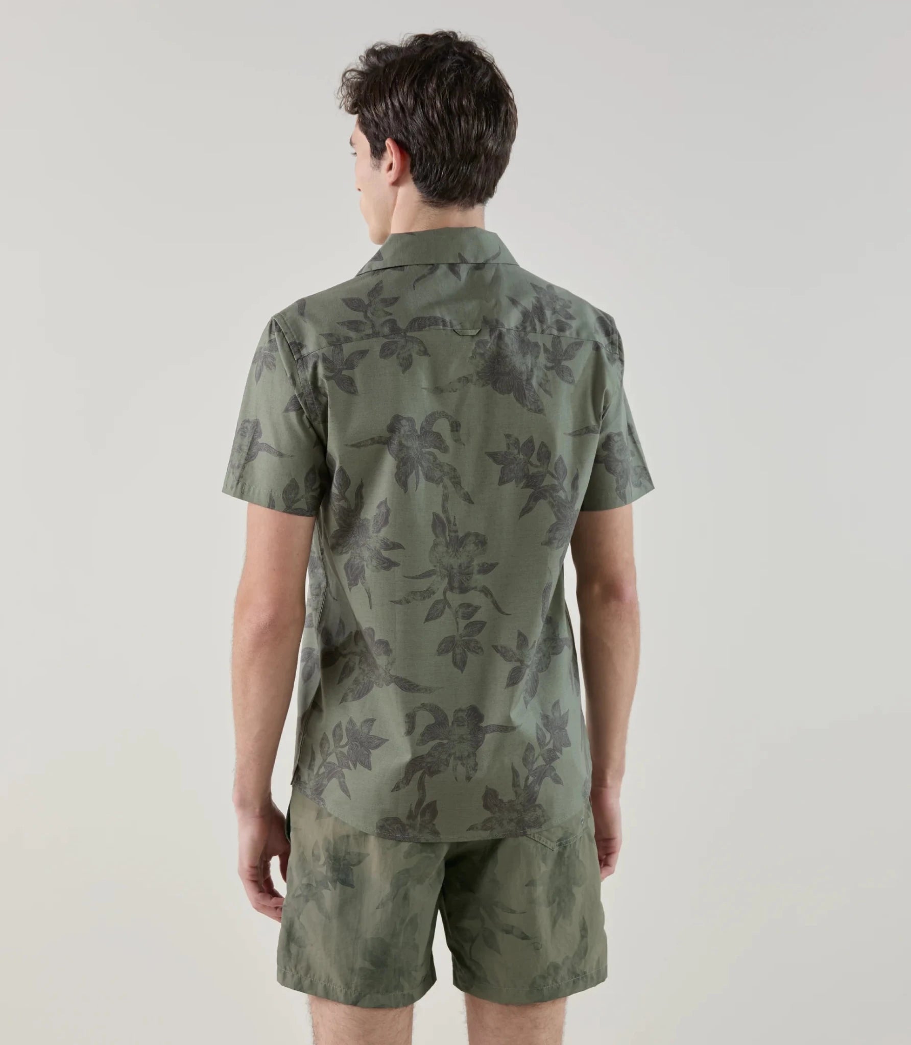 Chemise fantaisie kaki - IZAC