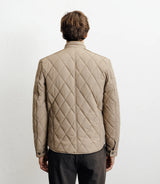 Blouson col chemise beige