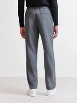 Charcoal elasticated waist trousers