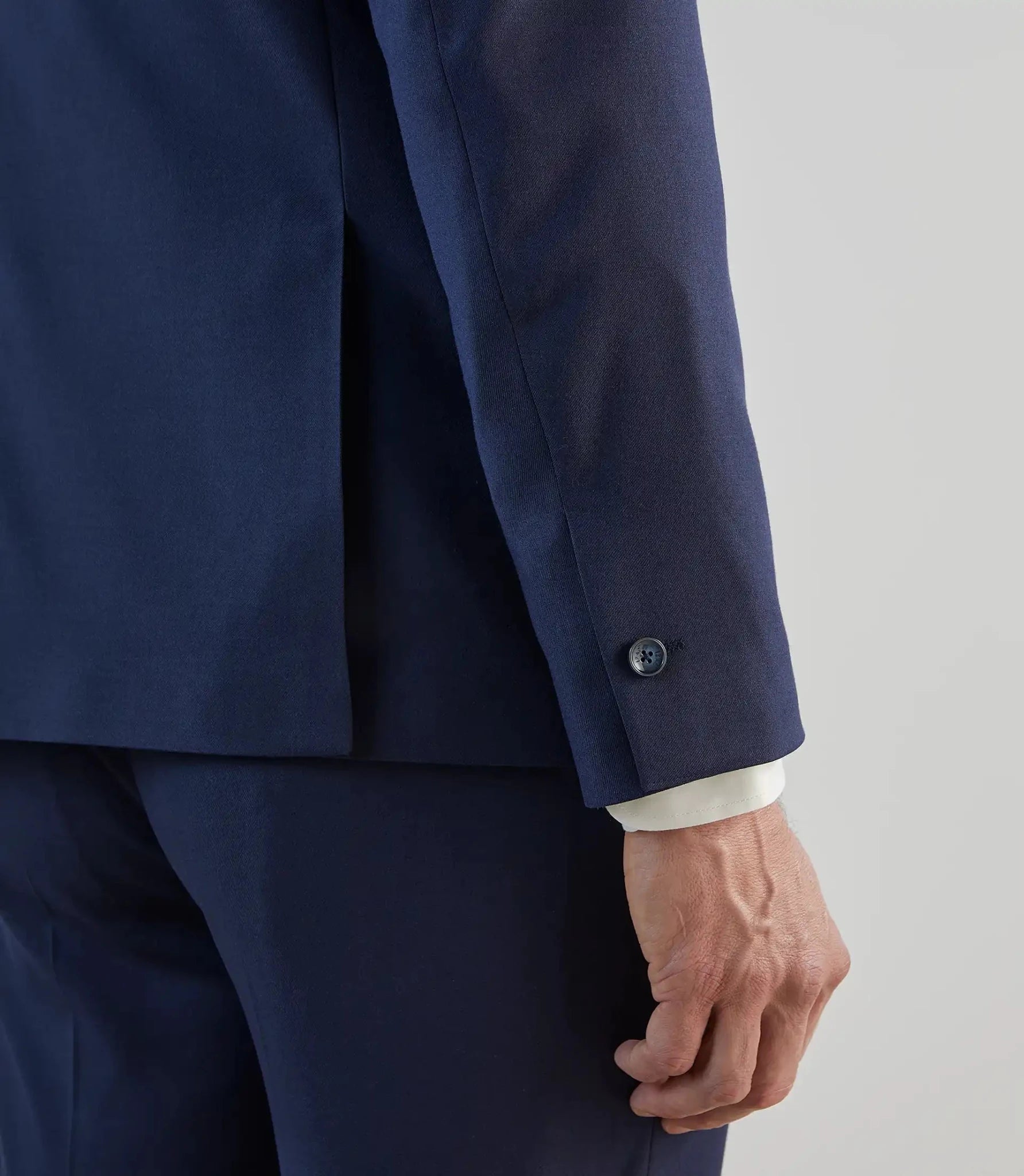 Costume croisé bleu marine - IZAC