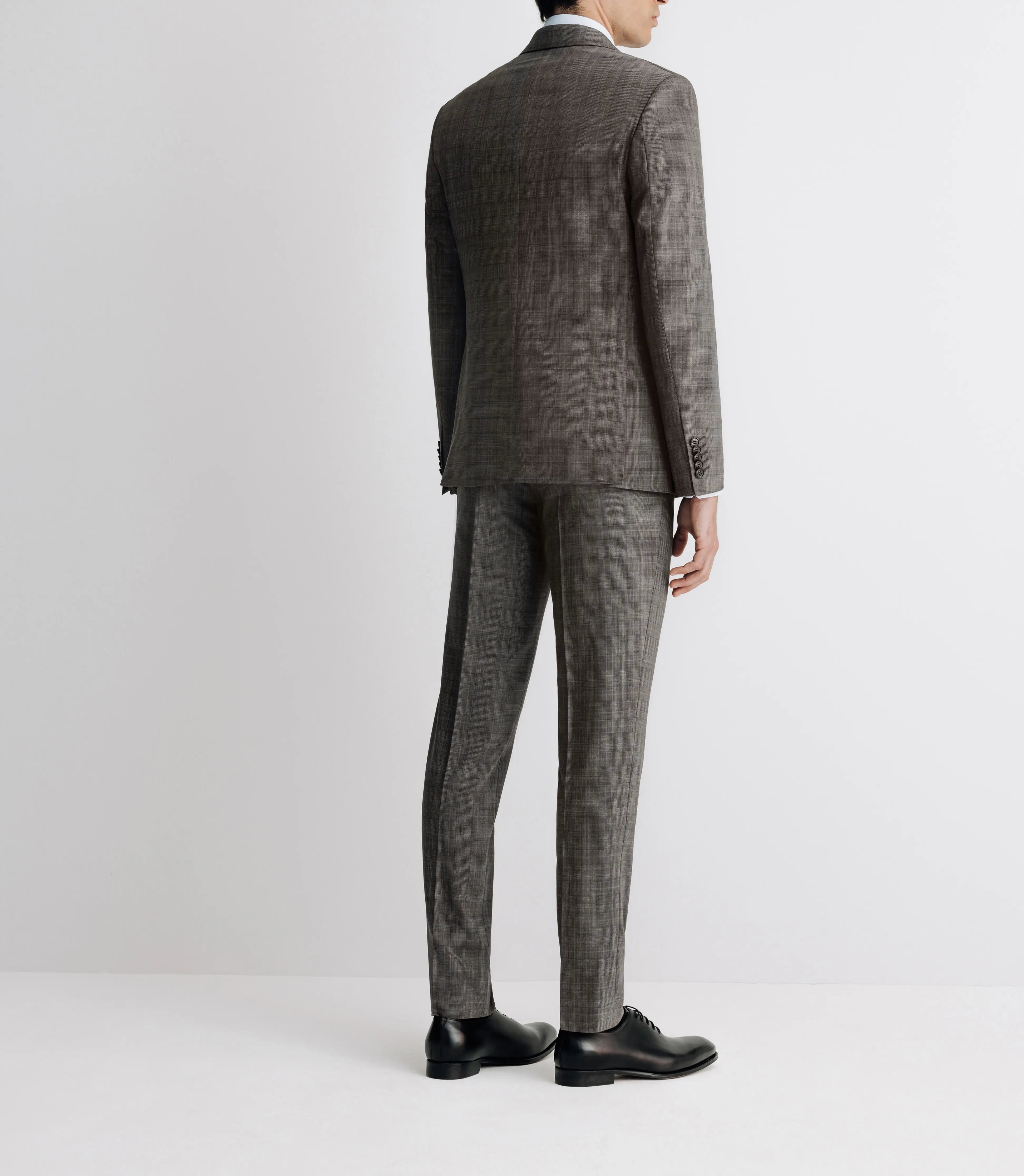 Costume 2 boutons pins fantaisie marron - IZAC