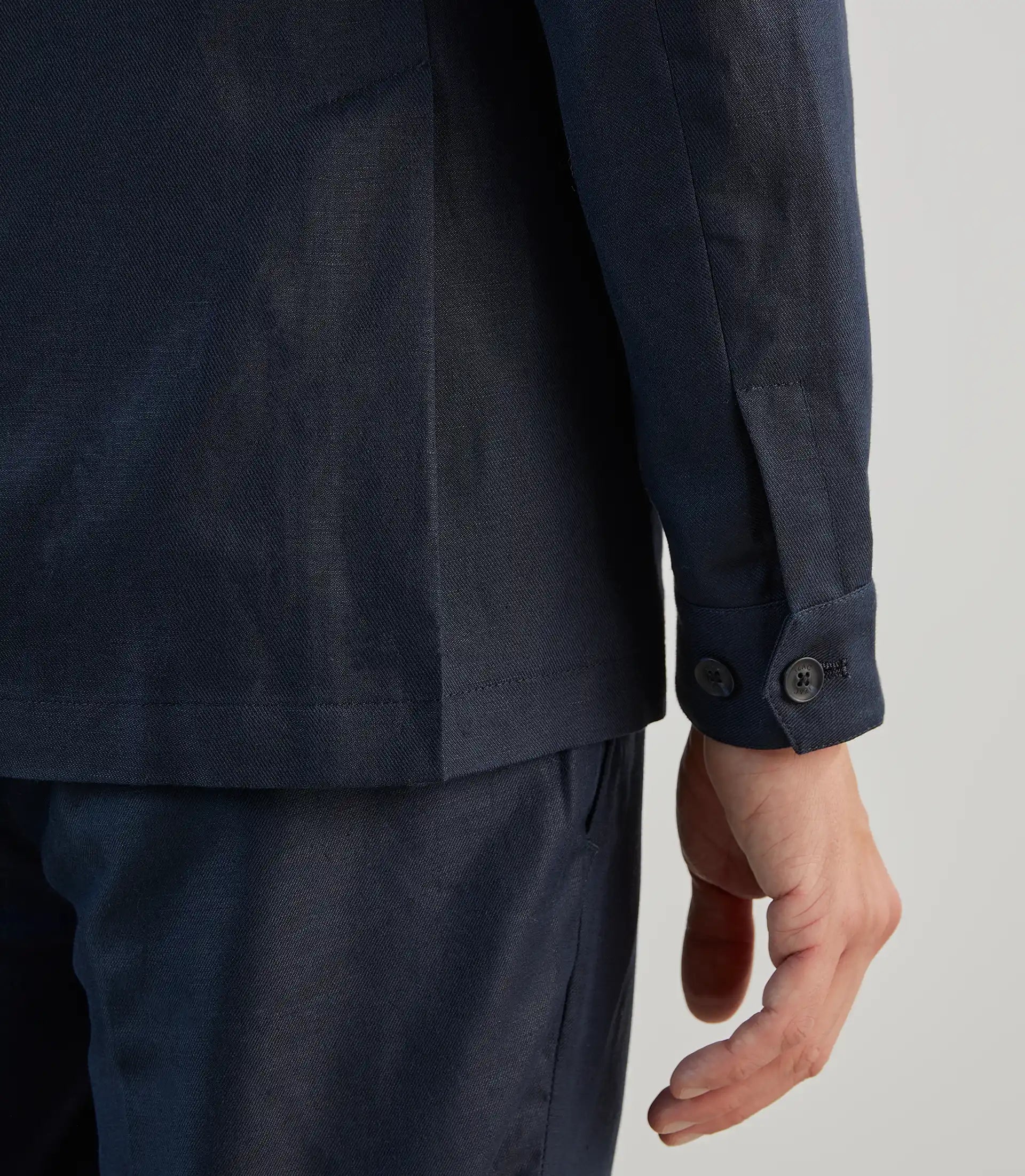 Veste casual saharienne marine - IZAC