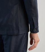 Veste casual saharienne marine - IZAC