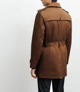 Trench croisé marron