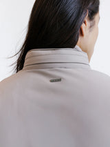 Beige hooded jacket