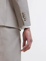 Beige 2-button suit