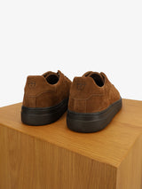 Baskets en suède camel