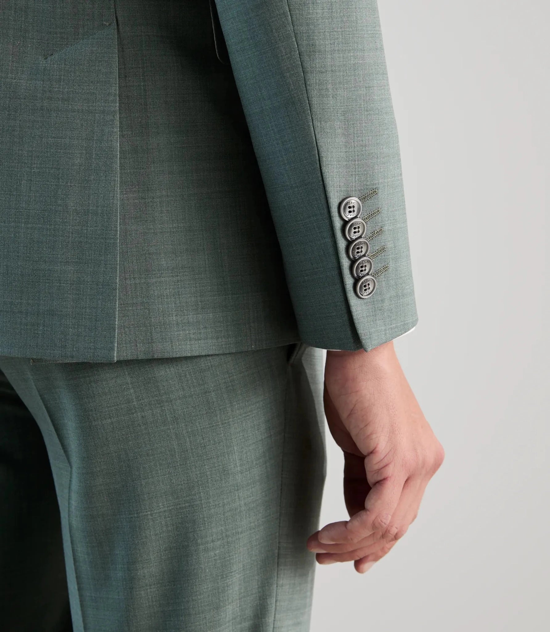 Costume croisé kaki - IZAC