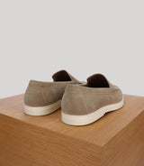 Mocassin casual en suède  beige