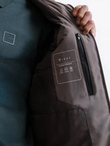 Taupe hooded jacket
