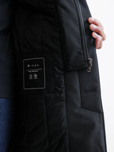 Black waterproof coat