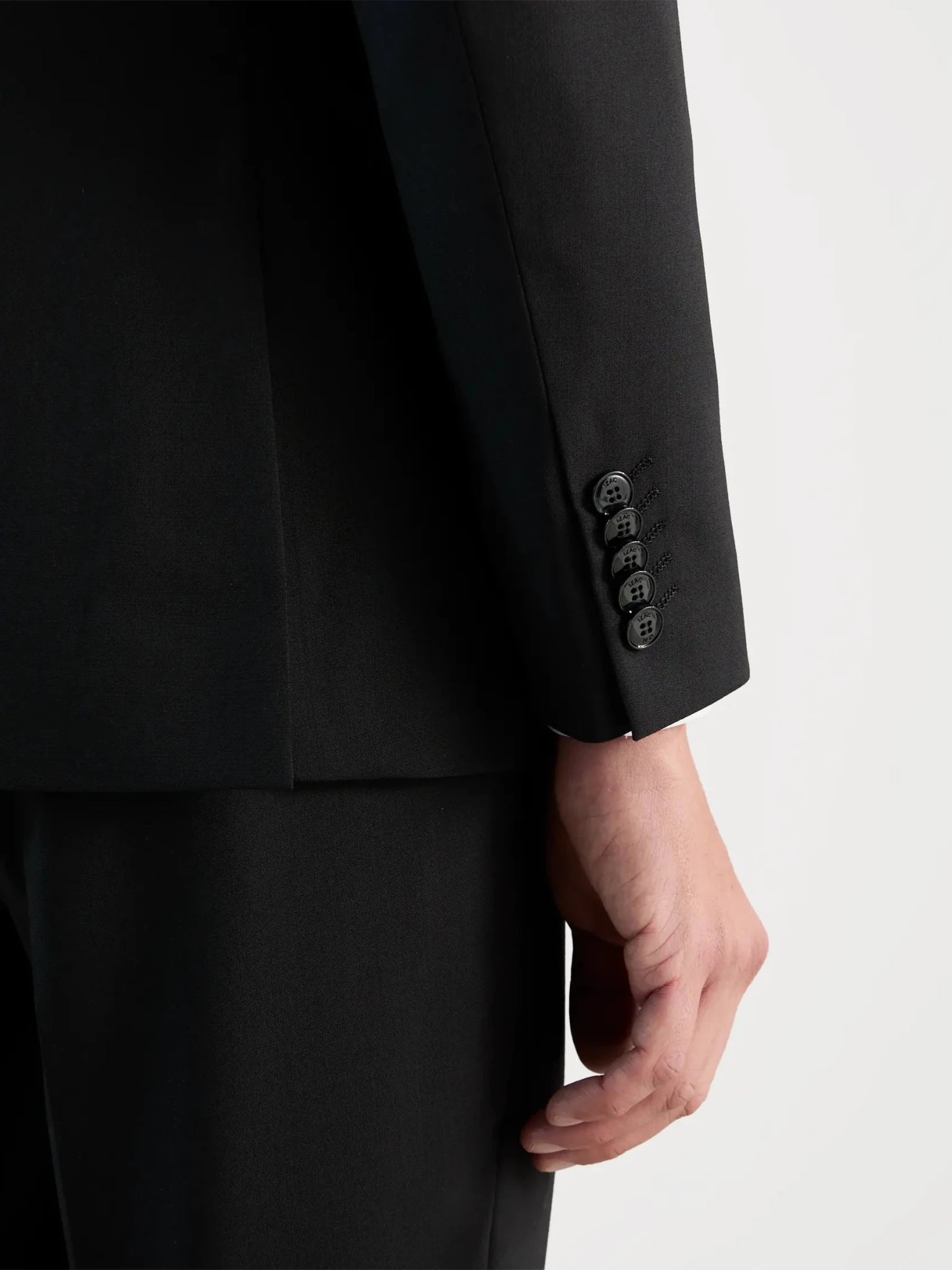 Costume croisé noir - IZAC
