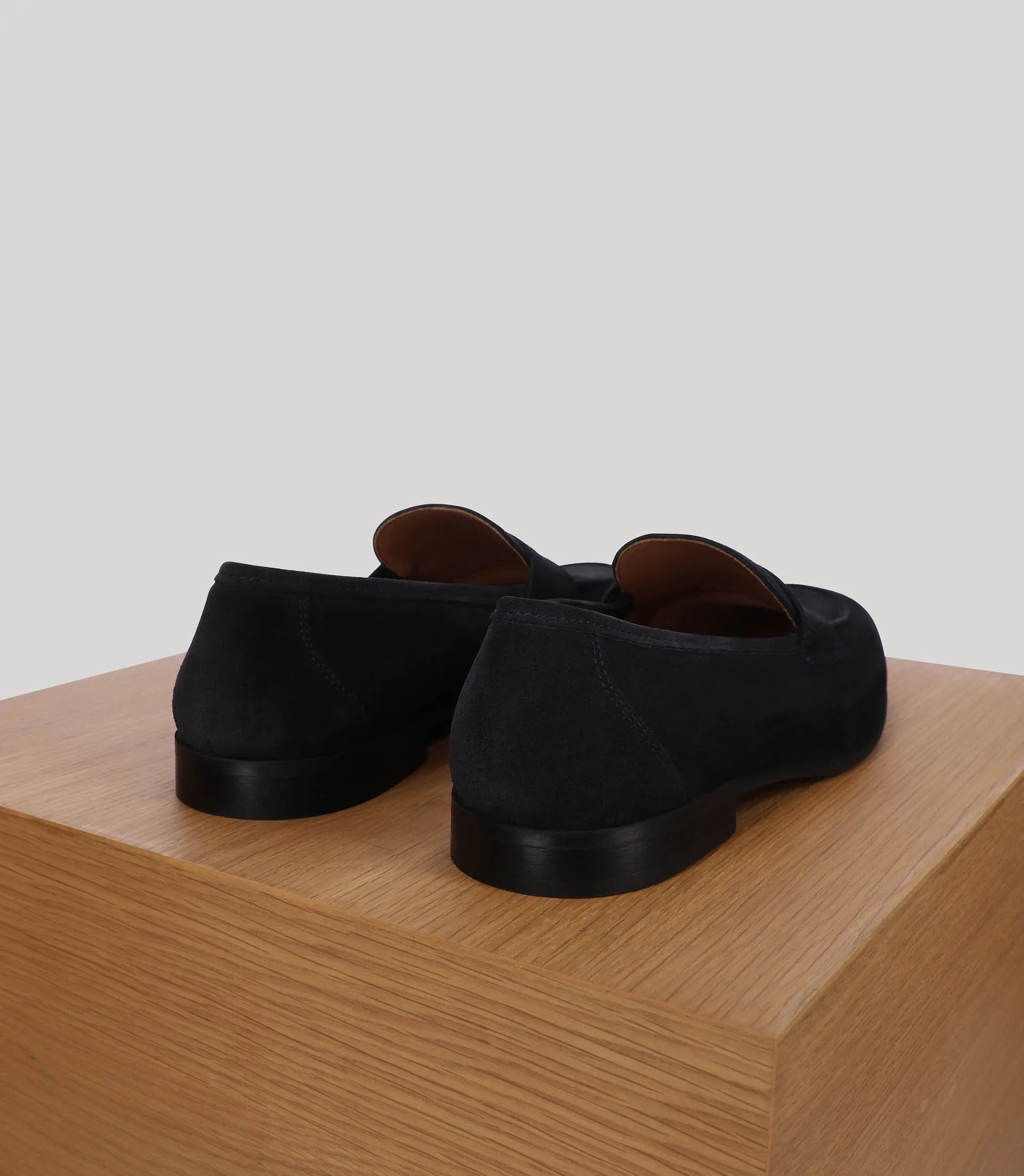 Mocassin ville en suède marine - IZAC