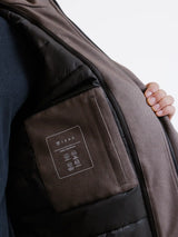 Taupe city parka