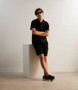 Chemise fantaisie noire - IZAC