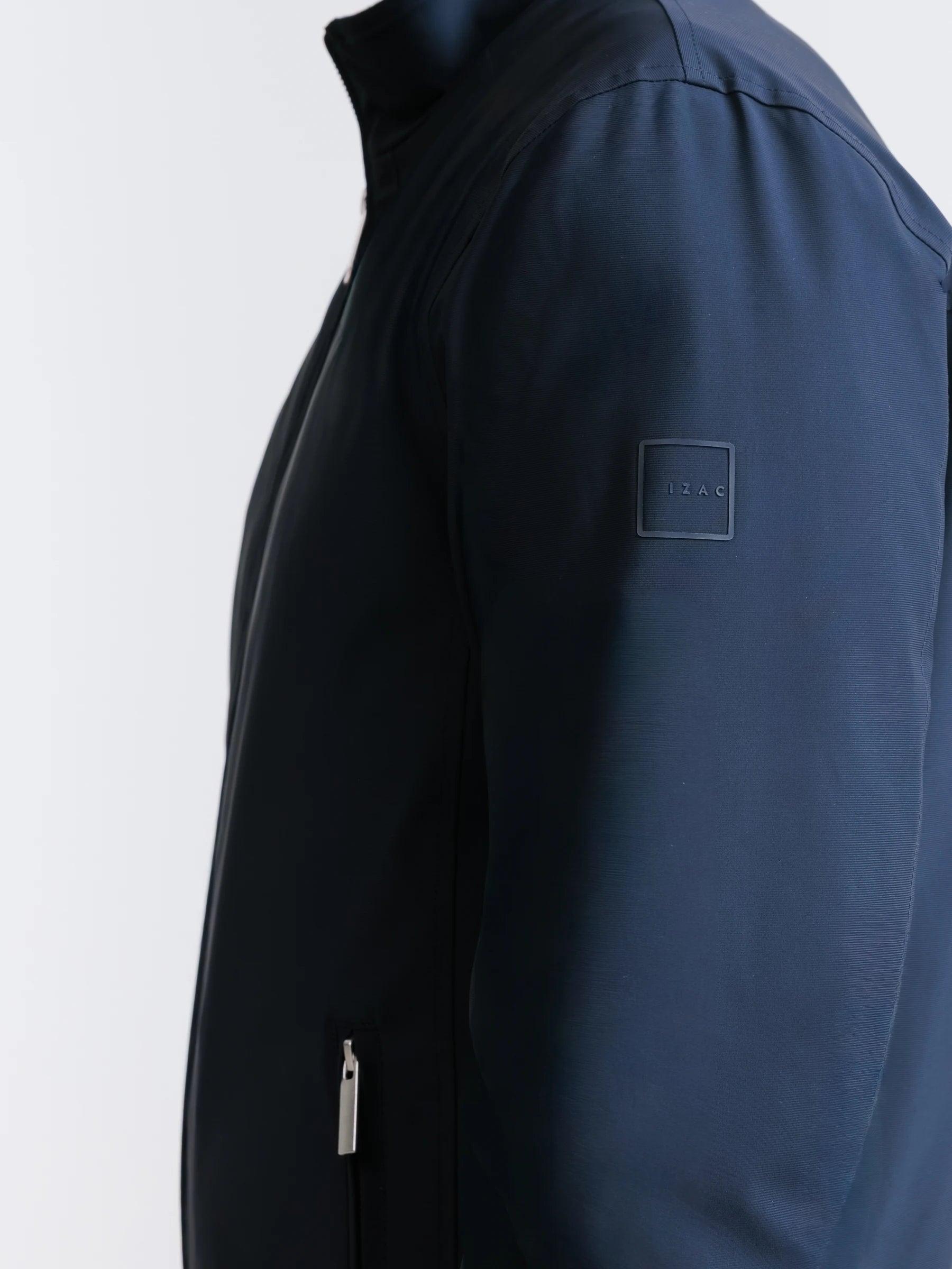 Blouson col montant marine