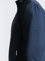 Blouson col montant marine