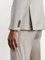 Costume 2 majority wool buttons beige